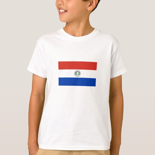 Paraguay Vlag T-shirt (Voorkant)