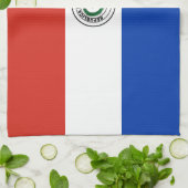 Paraguay Vlag Theedoek (Gevouwen)