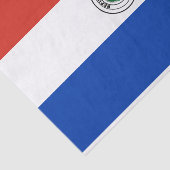 Paraguay Vlag Tissuepapier (Detail)