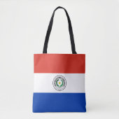 Paraguay Vlag Tote Bag (Voorkant)
