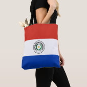 Paraguay Vlag Tote Bag (Dichtbij)