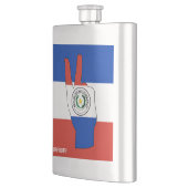 Paraguay Vlag Victory Sign Patriotic Flacon (Links)