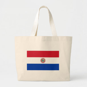 Paraguay-vlaggenproducten Grote Tote Bag
