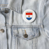 Paraguay-vlaggenschip Ronde Button 5,7 Cm (In situ)