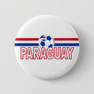 Paraguay voetbal Football 2010 Button Badge