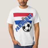 PARAGUAY World Soccer Fan Tshirts (Voorkant)