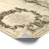 Paraguay, Zuid-Amerika Poster (Hoek)