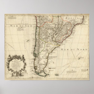 Paraguay, Zuid-Amerika Poster