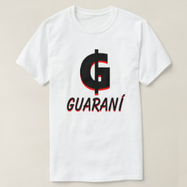 ₲ Paraguayaanse garnaal wit T-shirt
