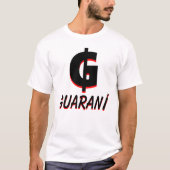 ₲ Paraguayaanse garnaal wit T-shirt (Voorkant)