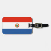 Paraguayaanse vlag bagagelabel (Voorkant horizontaal)