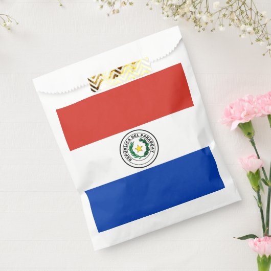 Paraguayaanse vlag bedankzakje (Gezegeld)