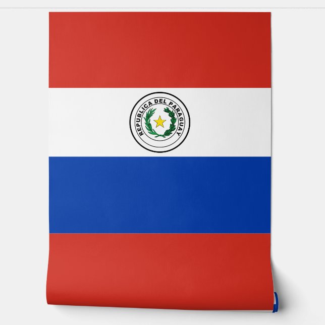 Paraguayaanse vlag behang (Afrollen)
