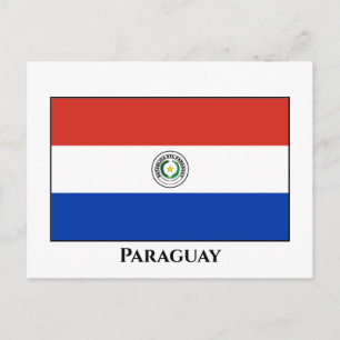 Paraguayaanse vlag briefkaart