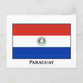 Paraguayaanse vlag briefkaart (Voorkant)