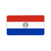 Paraguayaanse vlag etiket (Voorkant)