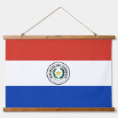 Paraguayaanse vlag hangend wandkleed (Voorkant)