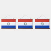 Paraguayaanse vlag hangend wandkleed (Driedubbel)