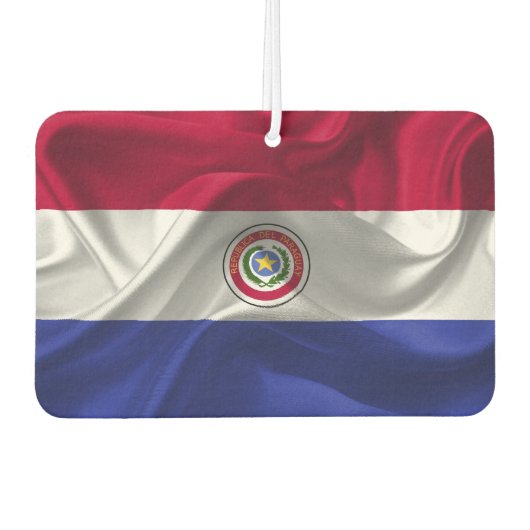 Paraguayaanse vlag luchtverfrisser (Voorkant)