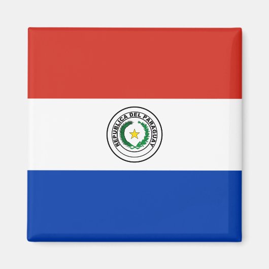 Paraguayaanse vlag magneet (Voorkant)