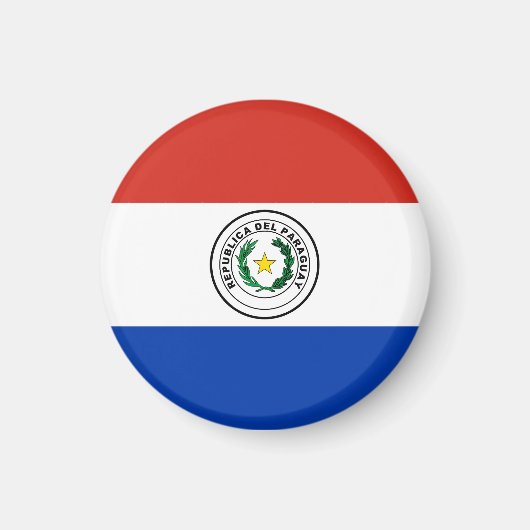 Paraguayaanse vlag magneet (Voorkant)