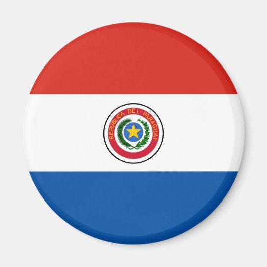 Paraguayaanse vlag magneet (Voorkant)