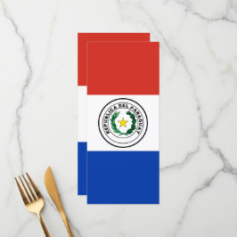 Paraguayaanse vlag menu