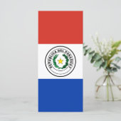 Paraguayaanse vlag menu (Staand voorkant)