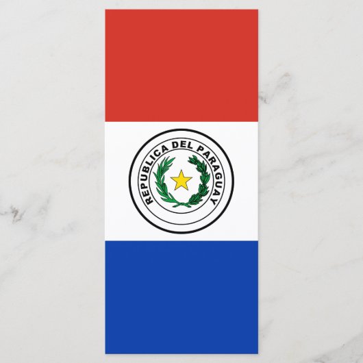 Paraguayaanse vlag menu (Voorkant)