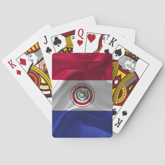 Paraguayaanse vlag pokerkaarten (Achterkant)