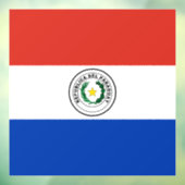 Paraguayaanse vlag raamsticker (Vel 3)