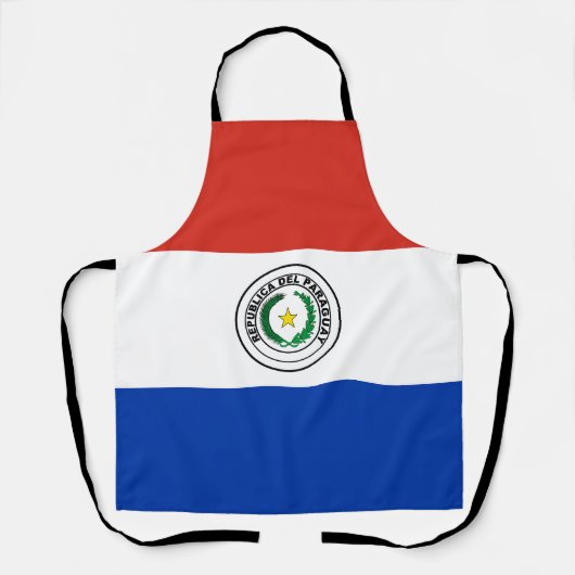 Paraguayaanse vlag schort (Voorkant)