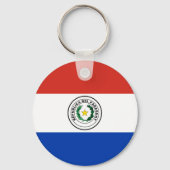 Paraguayaanse vlag sleutelhanger (Voorkant)
