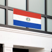 Paraguayaanse vlag spandoek (Buitenkant Gebouw)