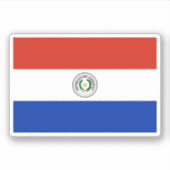 Paraguayaanse vlag sticker (Voorkant)