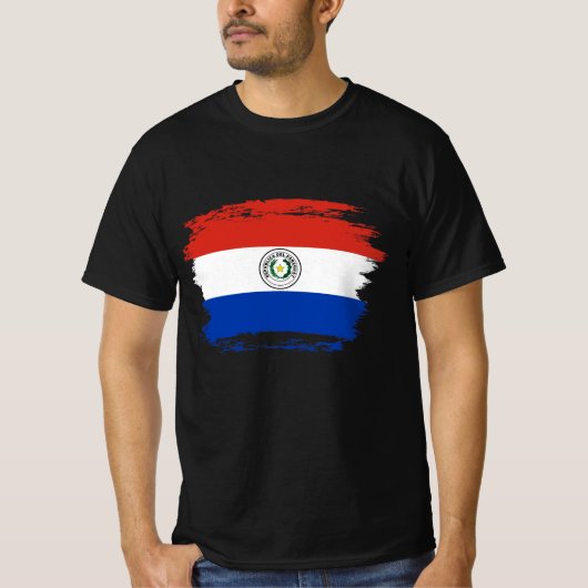Paraguayaanse vlag t-shirt (Voorkant)