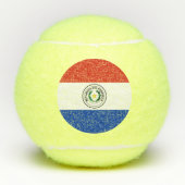 Paraguayaanse vlag tennisballen (Voorkant)