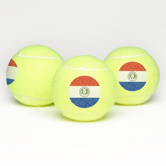Paraguayaanse vlag tennisballen (Multi)