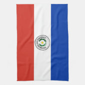Paraguayaanse vlag theedoek (Verticaal)