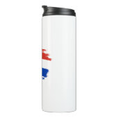 Paraguayaanse vlag thermosbeker (Geroteerd rechts)