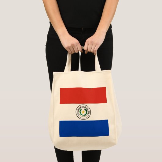 Paraguayaanse vlag tote bag (Voorkant (product))