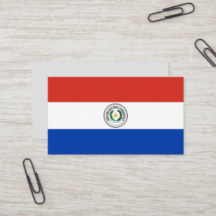 Paraguayaanse vlag visitekaartje