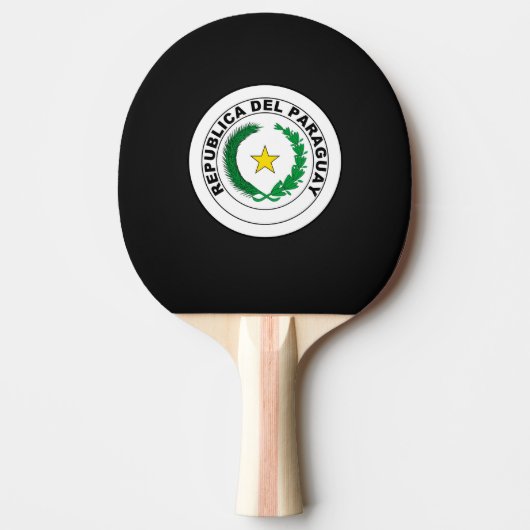 Paraguayaanse wapenschild tafeltennisbatje (Voorkant)