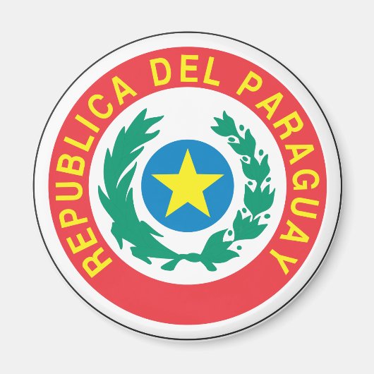 Paraguayaanse wapenstilstand magneet (Voorkant)