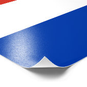 Paraguayese vlag foto afdruk (Hoek)