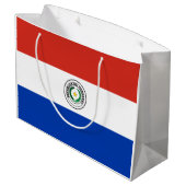 Paraguayese vlag groot cadeauzakje (Achterkant Gekanteld)