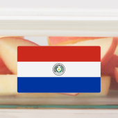 Paraguayese vlag labels (Aangebracht)