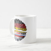 Paraguayisch Deutsch Deutschland Baum Koffiemok (Voorkant links)