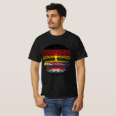 Paraguayisch Deutsch Deutschland Baum T-shirt (Voorkant volledig)