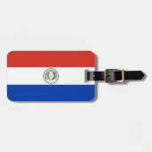 Paraguayse vlag bagagelabel (Voorkant horizontaal)